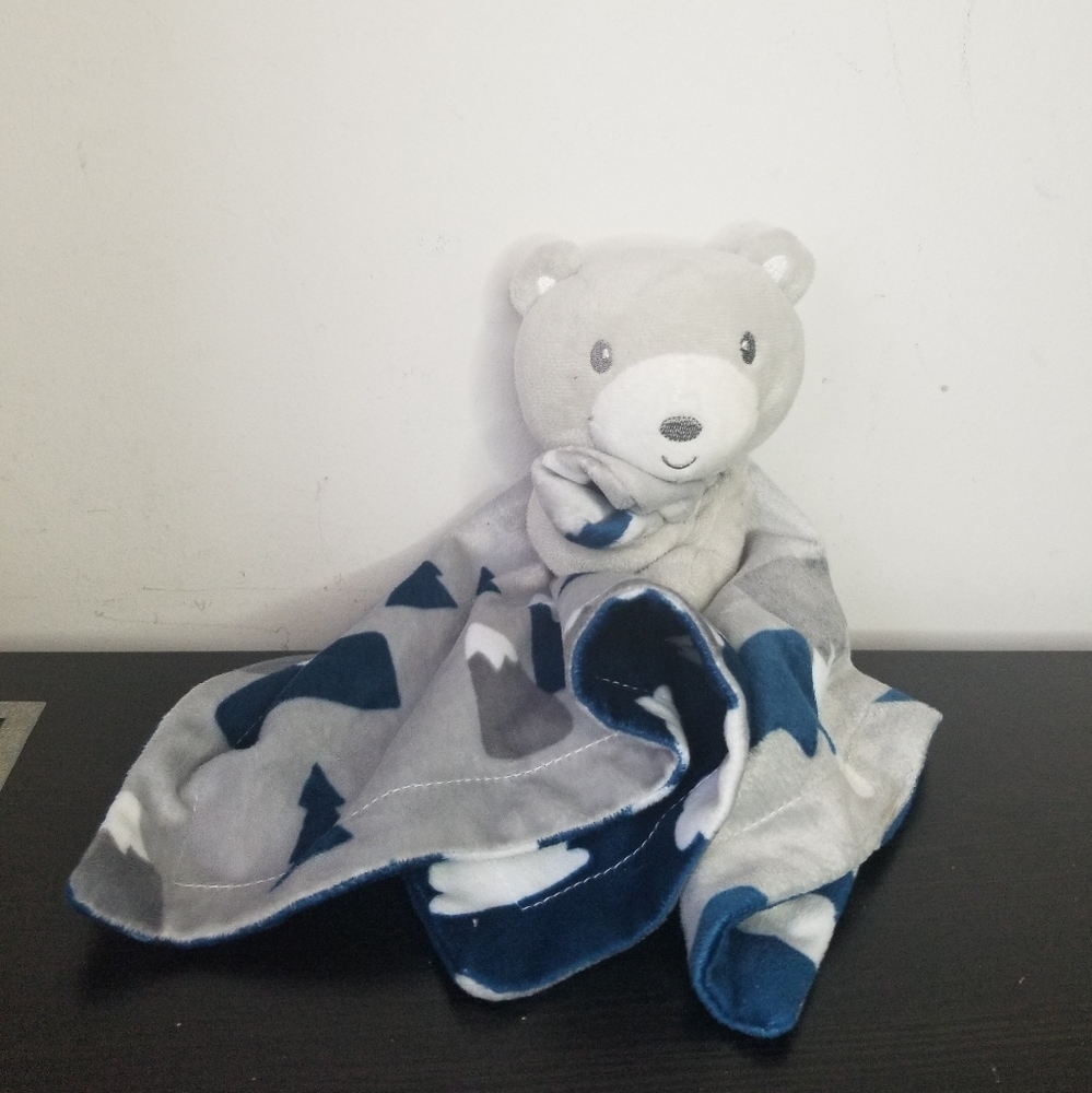 Baby Essentials Bear Mountain Scene Security Blanket